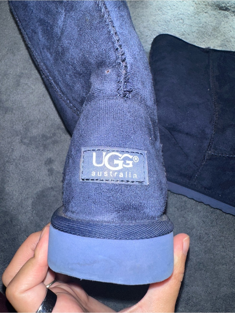 Blue Tall Uggs